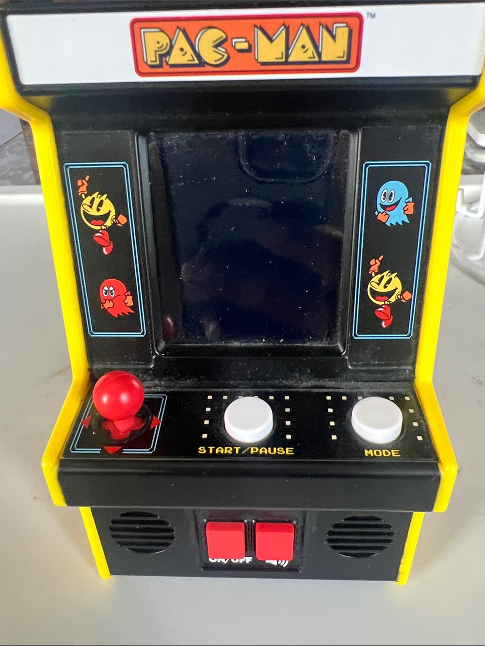 Pac-Man Mini Arcade Console - Yellow and Black